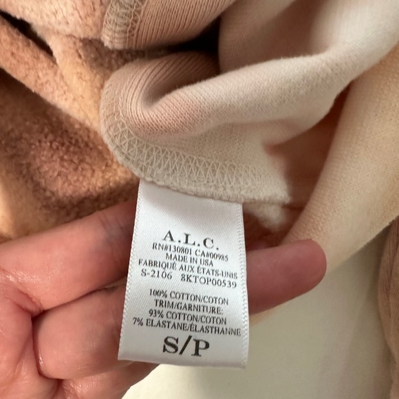 ALC Sonia Tie-Dyed Hooded Sweatshirt & Shorts Set - Picture 11 of 11